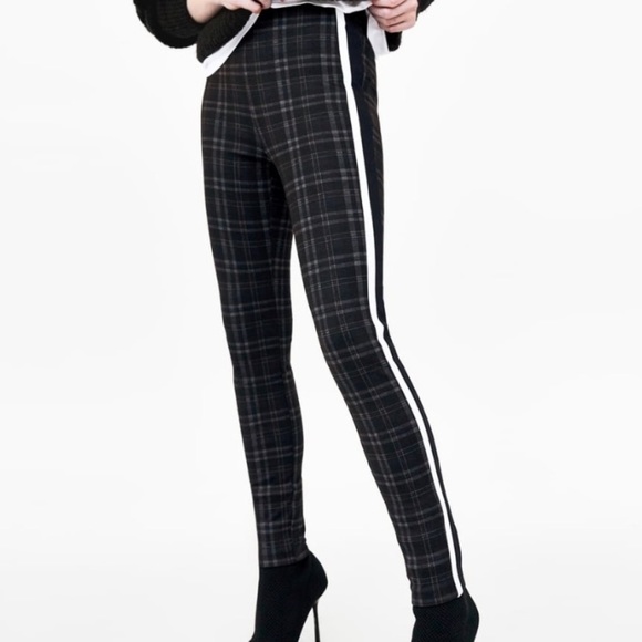 PLAID LEGGINGS - Picture 2 of 5